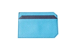 コバルトブルーのカードケース