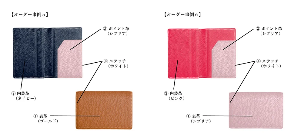 名刺入れのオーダー事例