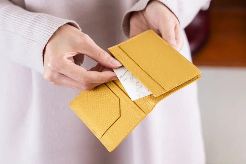 コバルトブルーの名刺入れ