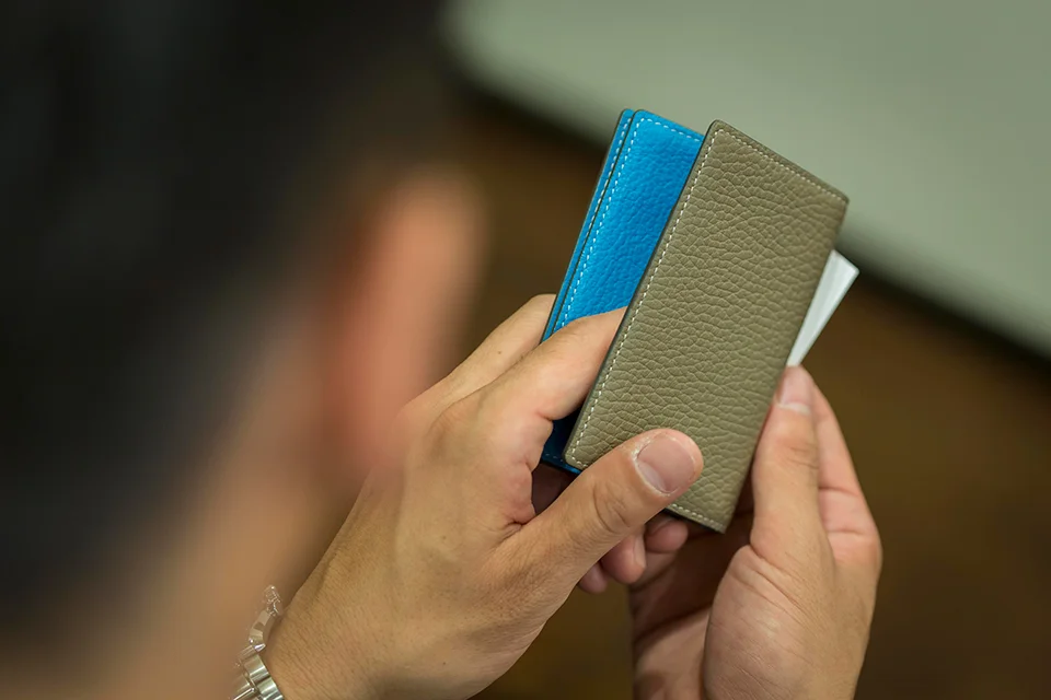 オリーブの名刺入れ